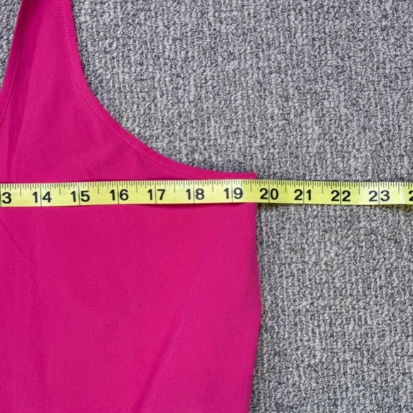 Athleta Presidio Dress NWOT Begonia Pink M 486452 Travel Stretch Hi-Low Pockets - Picture 7 of 9